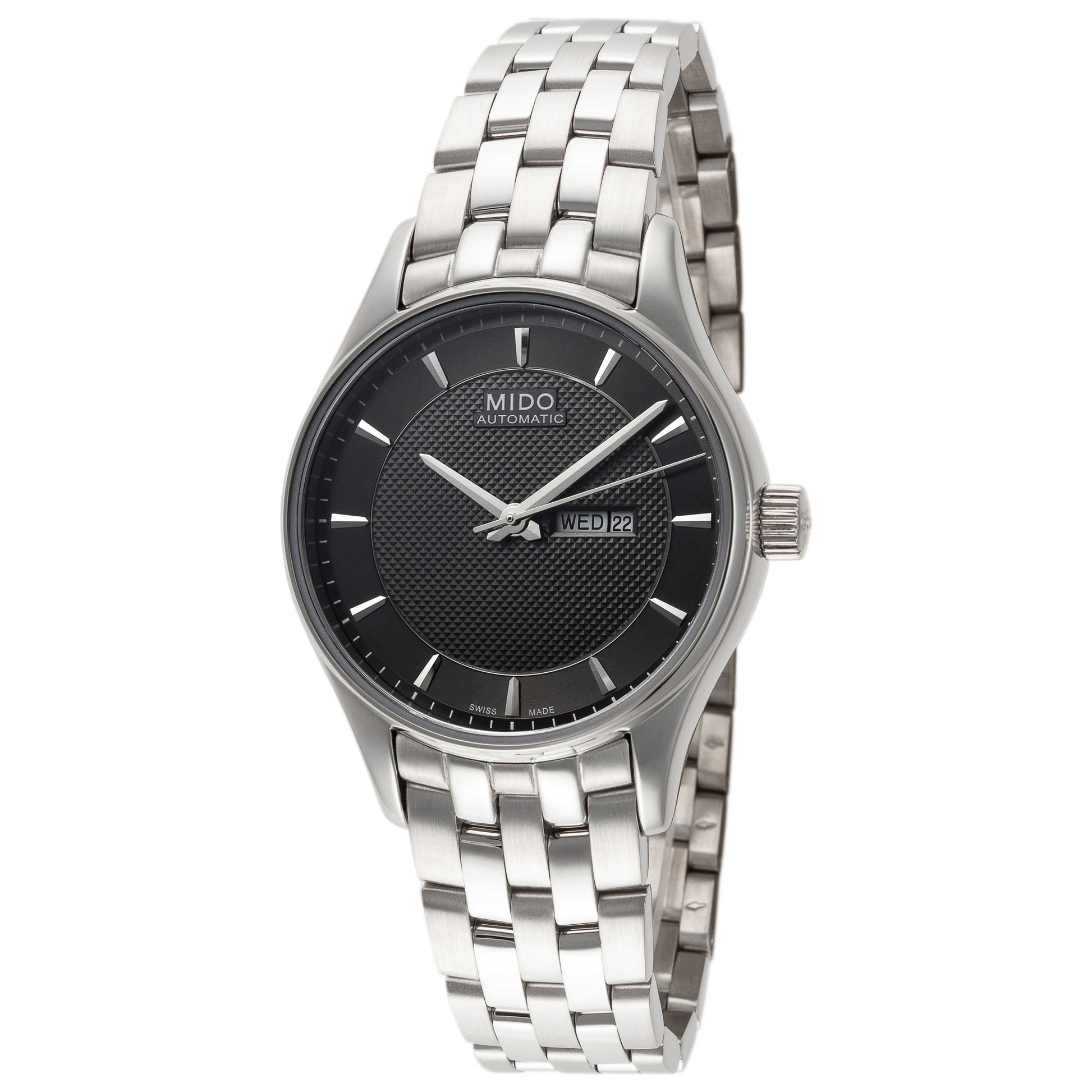 Front view of Mido Belluna Clou De Paris Women's Automatic Watch M0012301106191