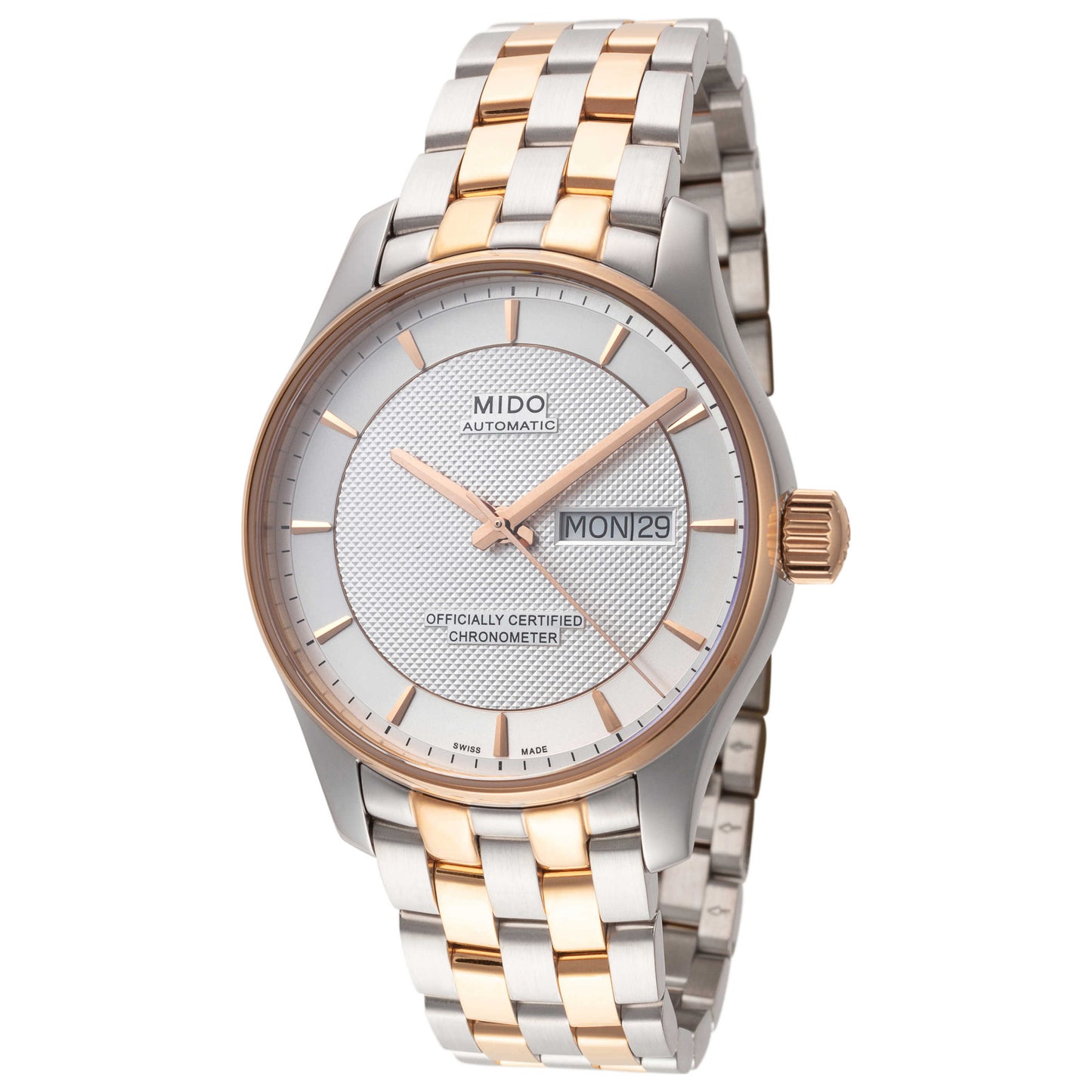 Front view of Mido Belluna Men's Automatic Watch M0014312203192