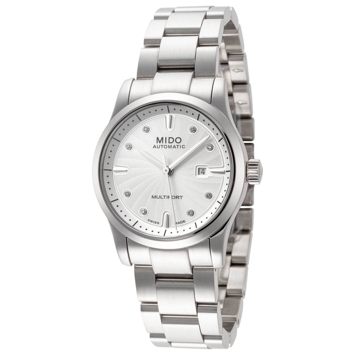 Front view of Mido Multifort Women's Automatic Watch M0050071103600