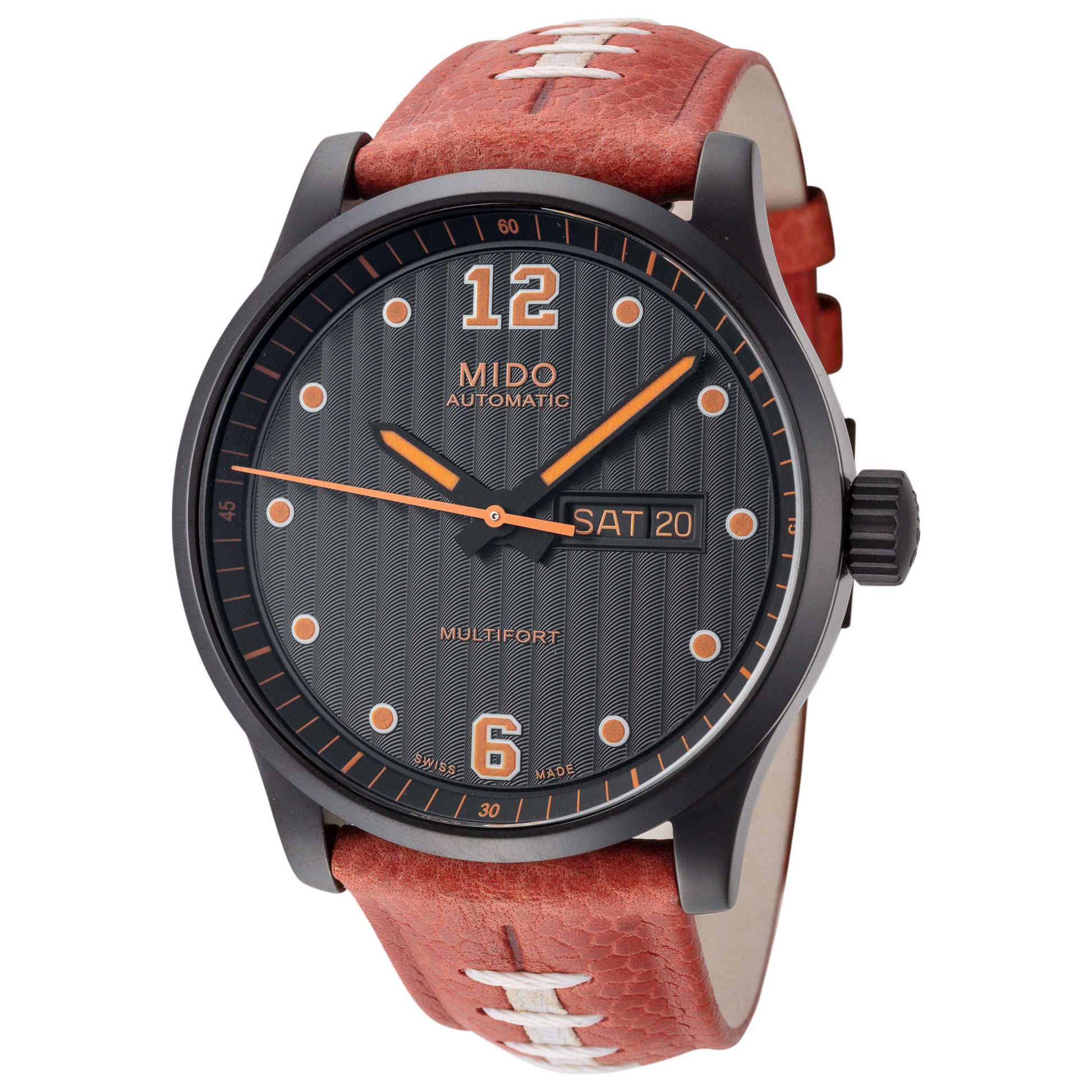Front view of Mido Multifort Men's Automatic Watch M0054303605080