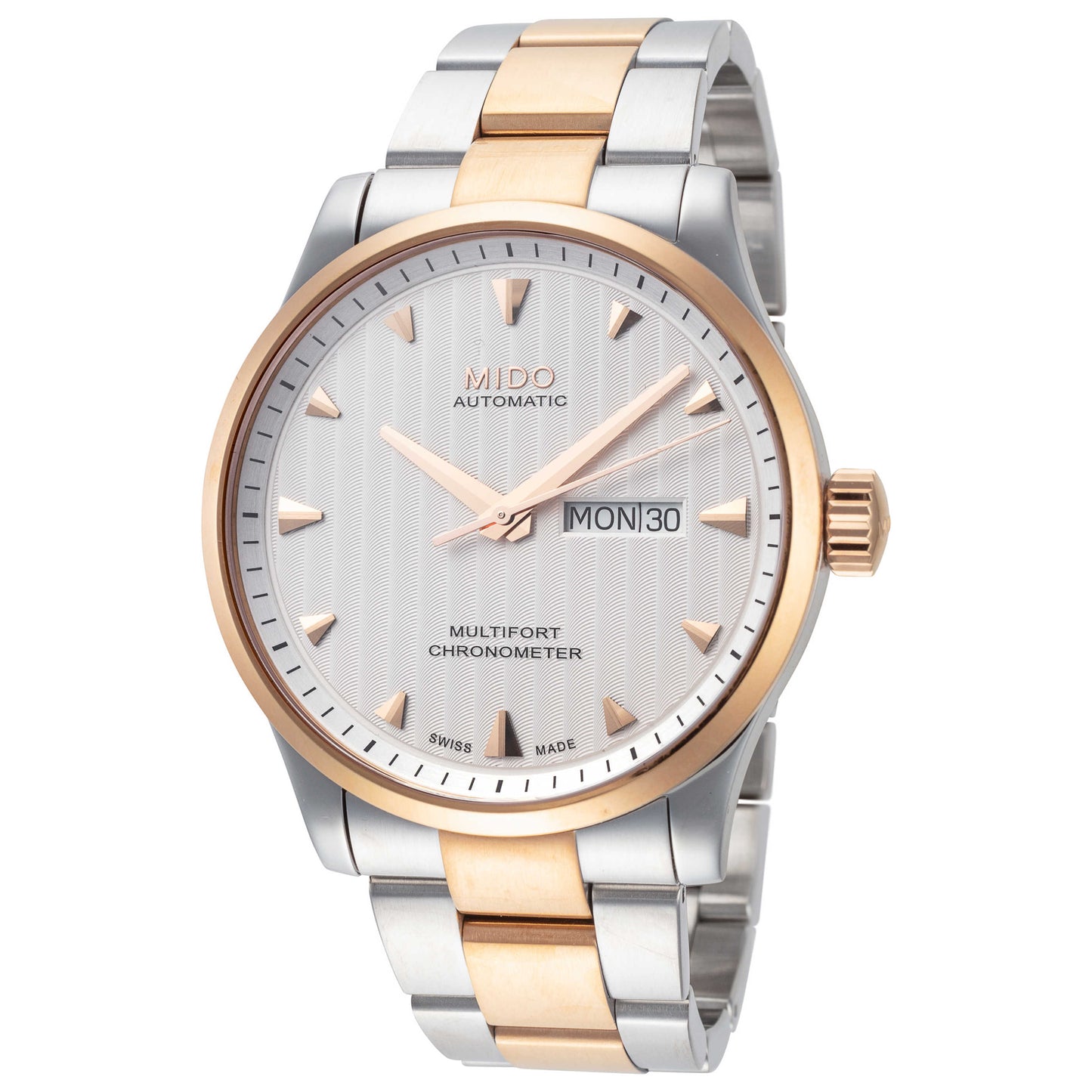 Front view of Mido Multifort Men's Automatic Watch M0054312203100