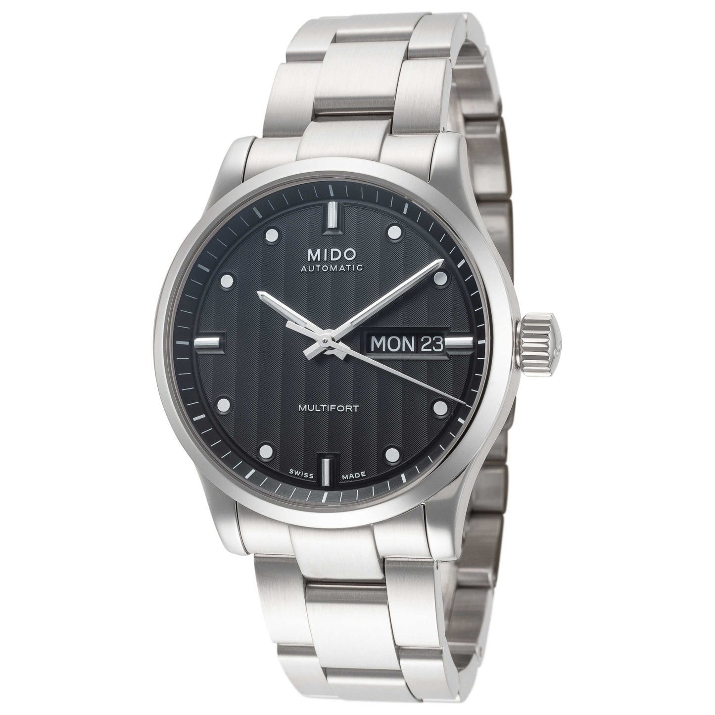 Front view of Mido Multifort Men's Automatic Watch M0058301105180