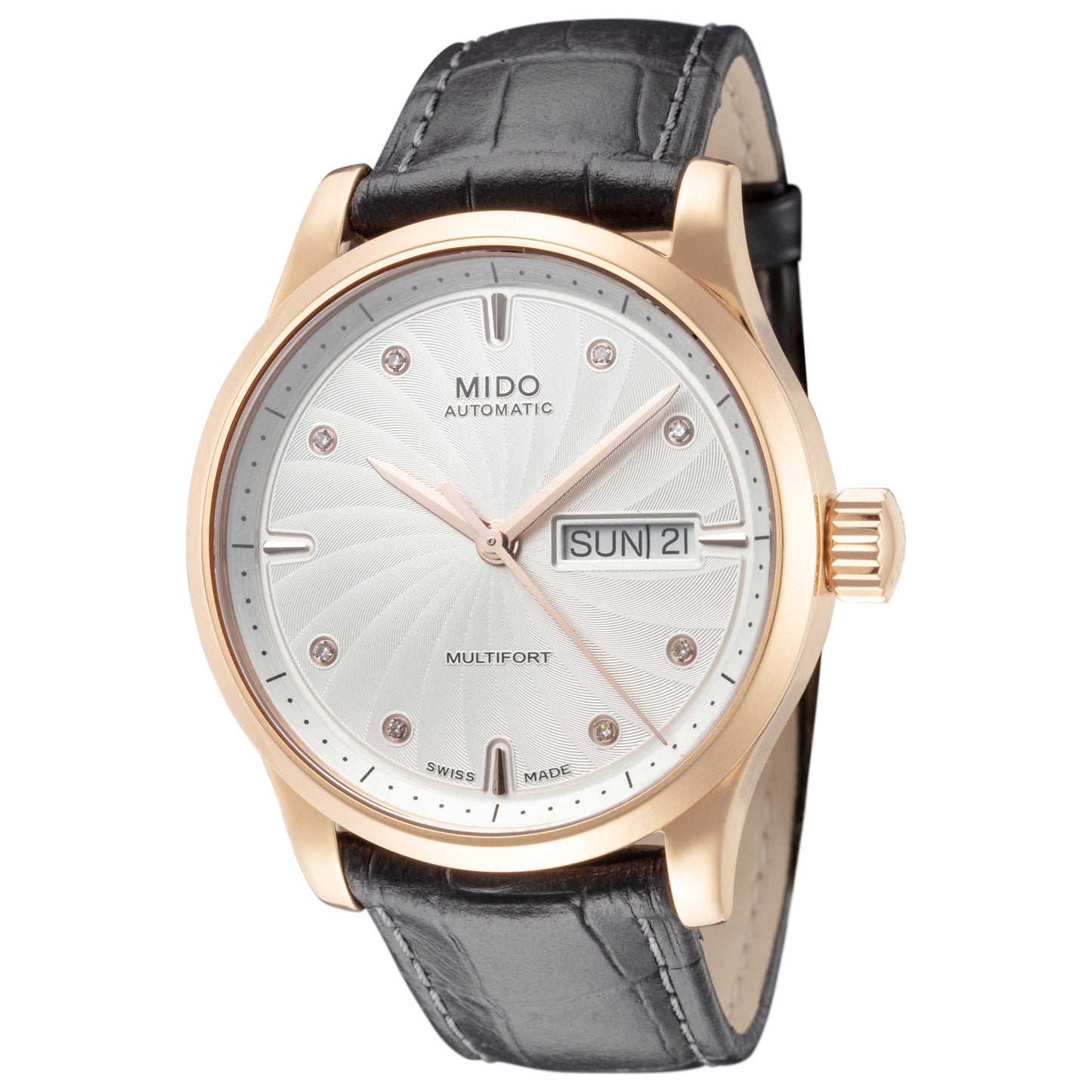 Front view of Mido Multifort Men's Automatic Watch M0058303603680