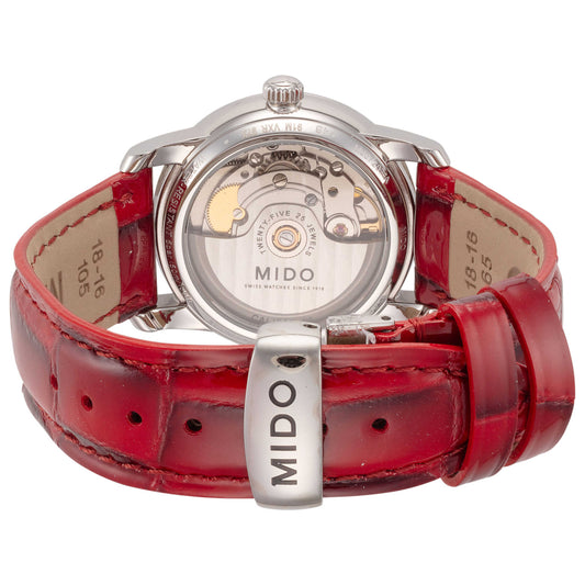 Back view of Mido Baroncelli Women's Automatic Watch M0072071610600