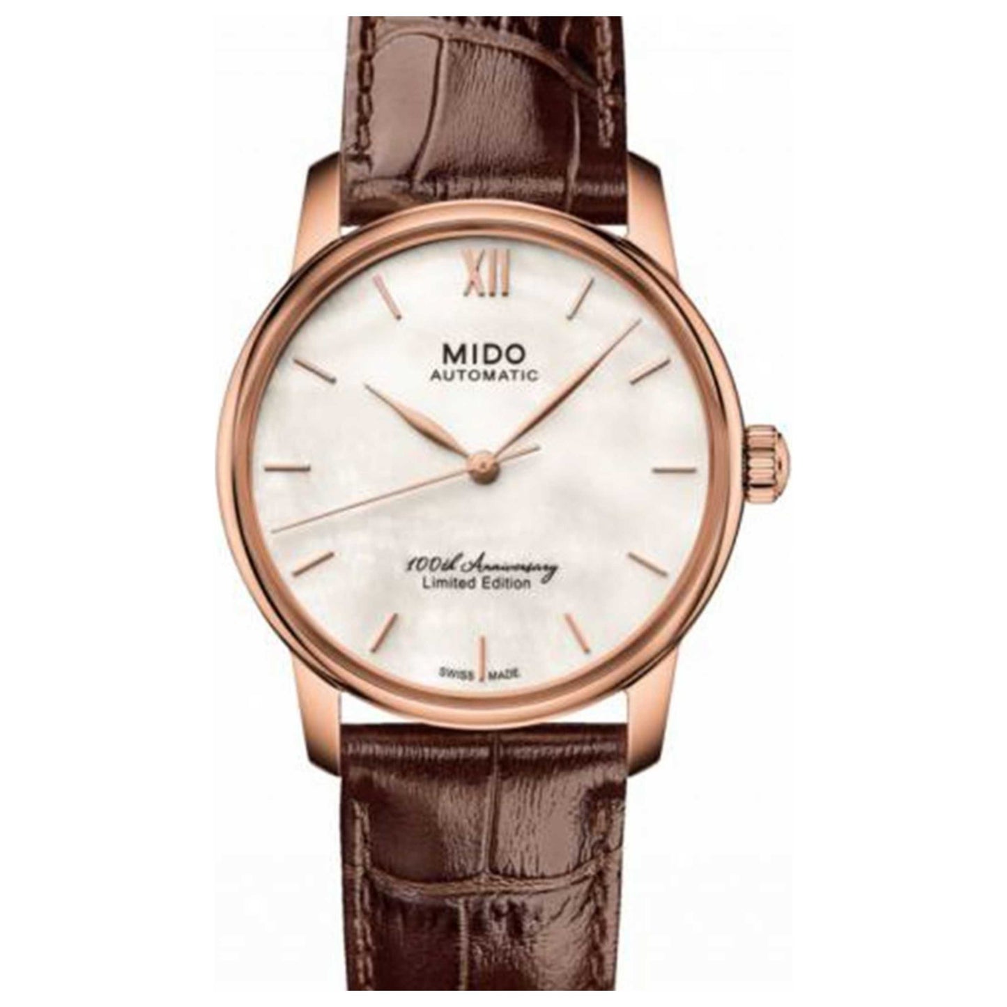 Front view of Mido Baroncelli II Women's Automatic Watch M0072363611800