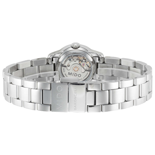 Back view of Mido Baroncelli III Women's Automatic Watch M0100071105309