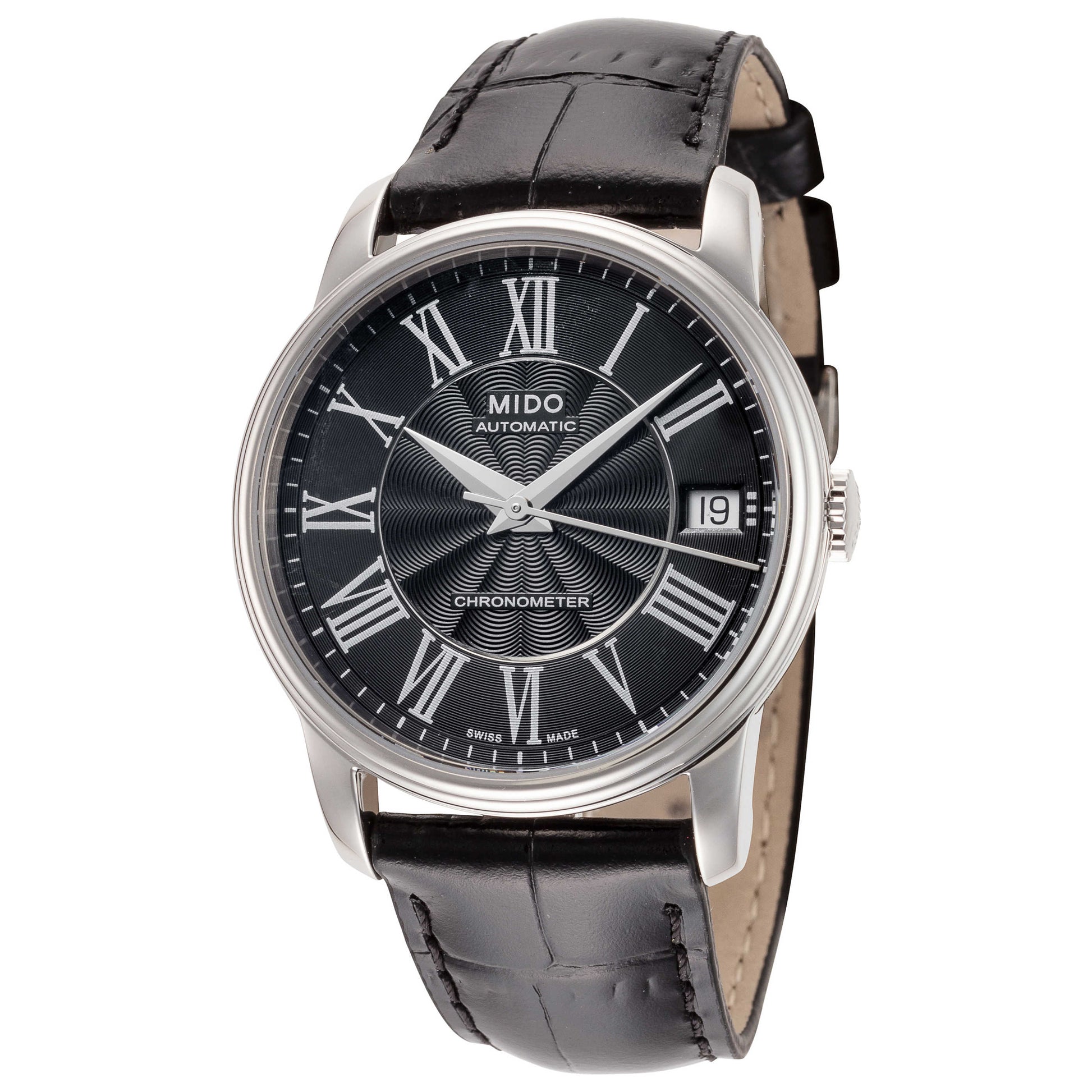 Front view of Mido Baroncelli III Women's Automatic Watch M0102081605320