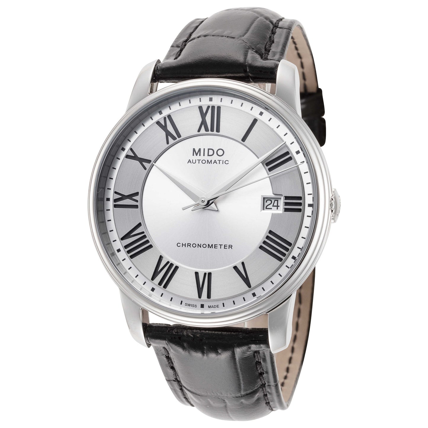 Front view of Mido Baroncelli Men's Automatic Watch M0104081603329