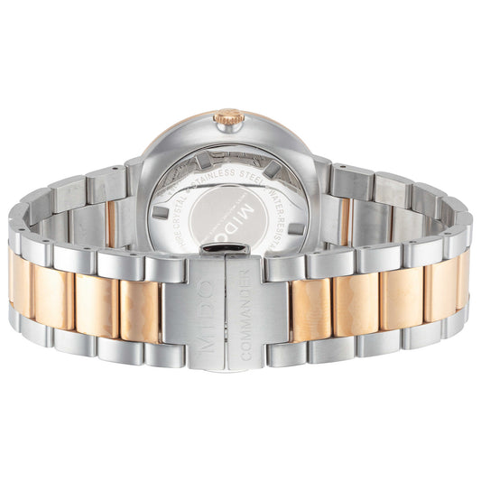 Back view of Mido Commander II Men's Automatic Watch M0144302203180