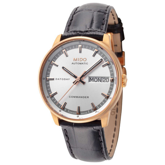 Front view of Mido Commander II Women's Automatic Watch M0162303603180