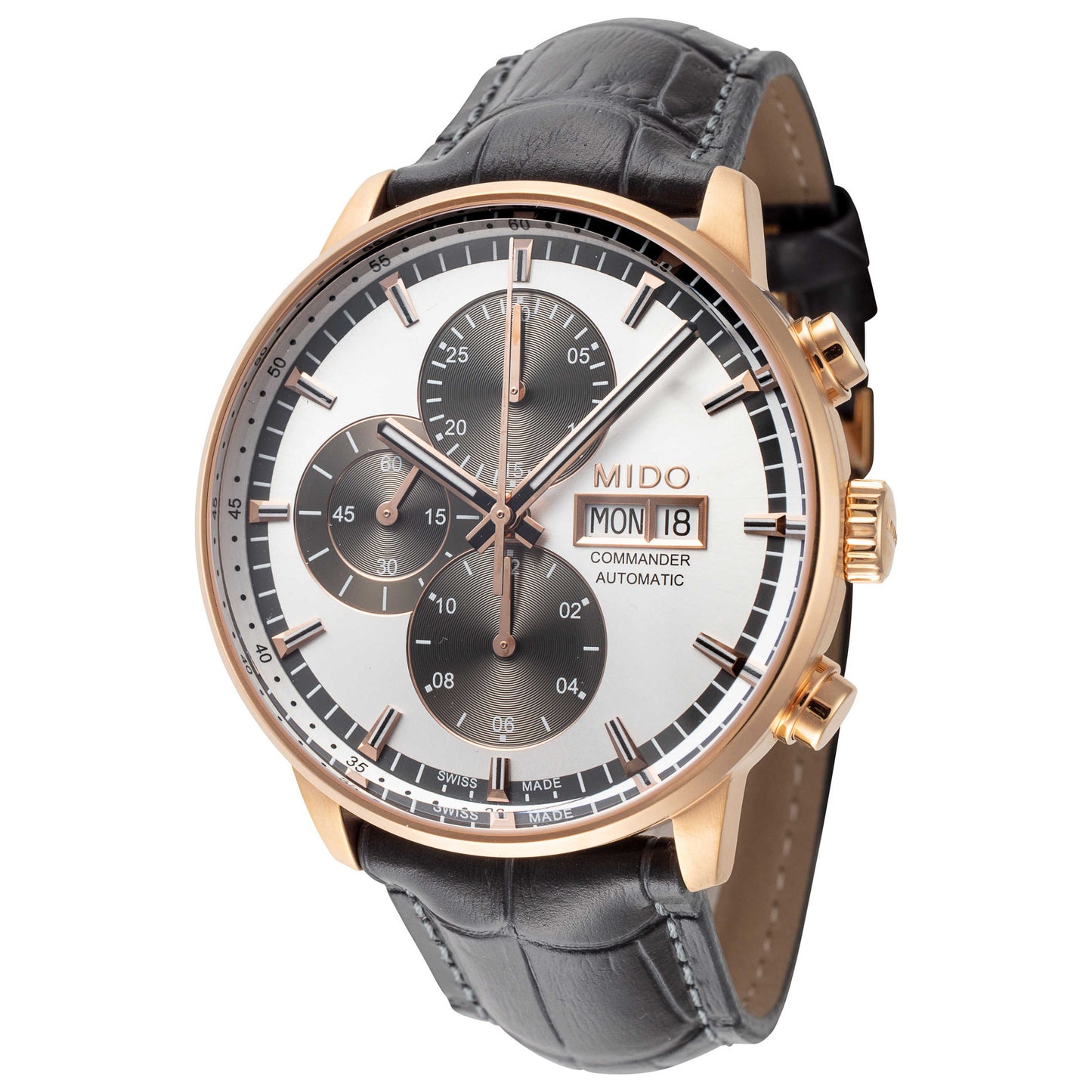 Front view of Mido Commander II Men's Automatic Watch M0164143603159
