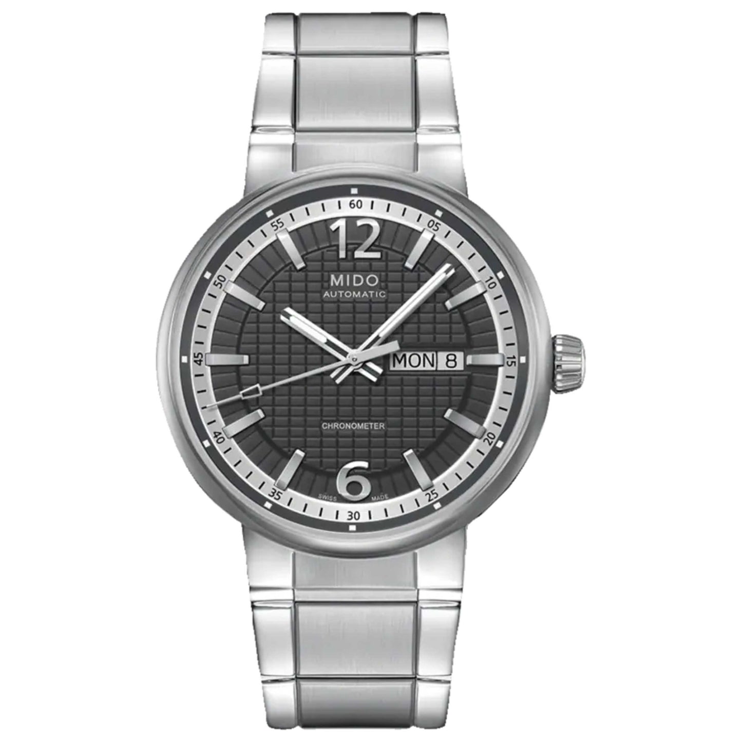 Front view of Mido Great Wall Men's Automatic Watch M0176311106700