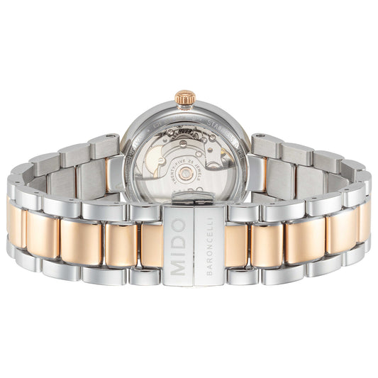 Back view of Mido Baroncelli Donna Women's Automatic Watch M0222072203110