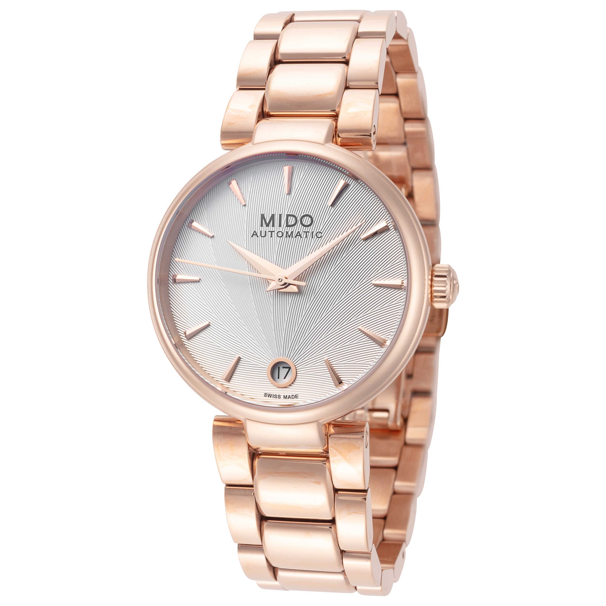 Front view of Mido Baroncelli II Women's Automatic Watch M0222073303110