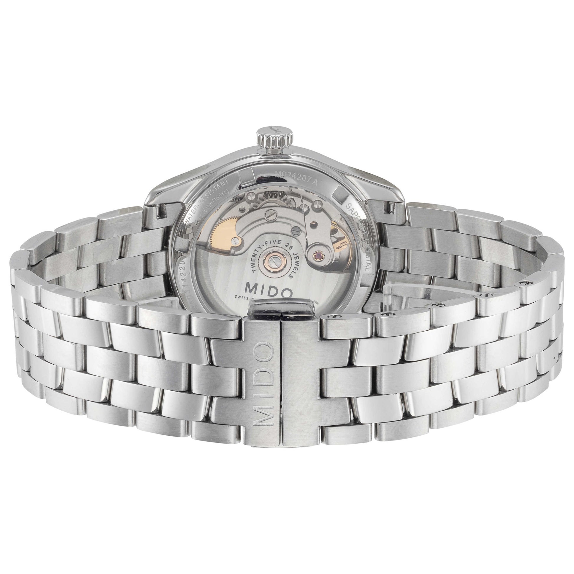 Back view of Mido Belluna II Women's Automatic Watch M0242071106100
