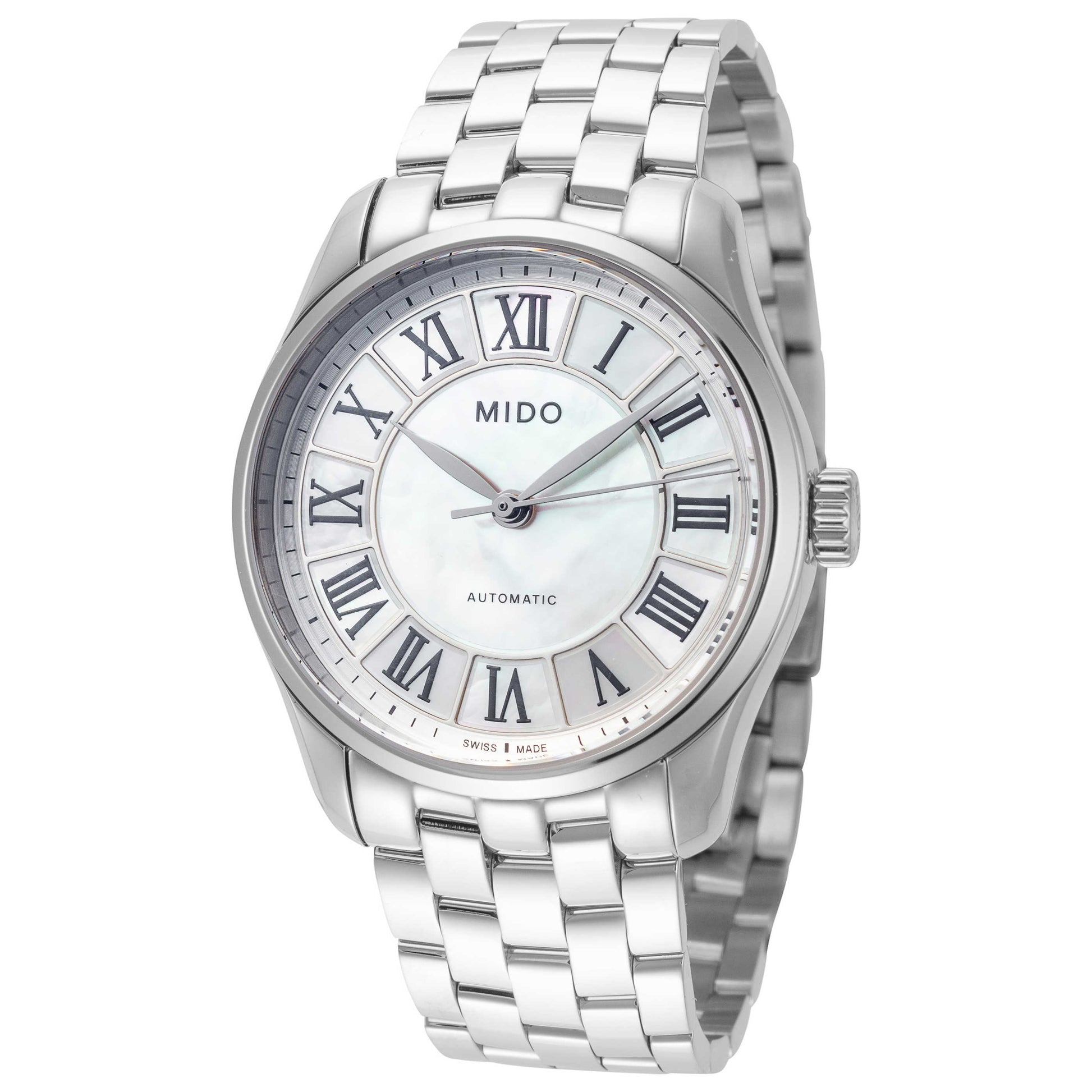 Front view of Mido Belluna II Women's Automatic Watch M0242071111000