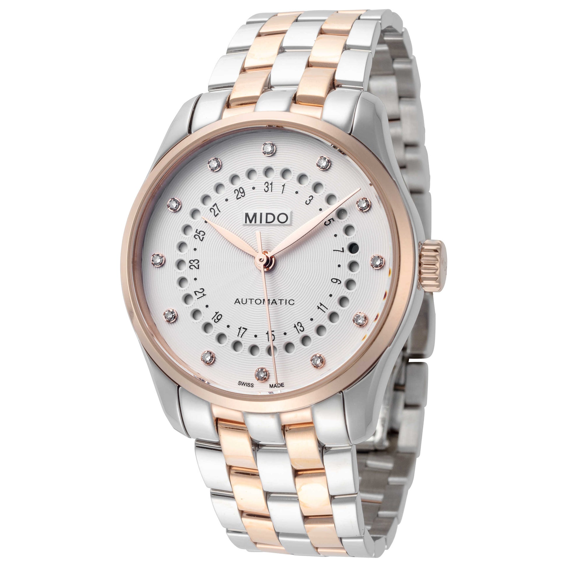 Front view of Mido Belluna II Women's Automatic Watch M0242072203600