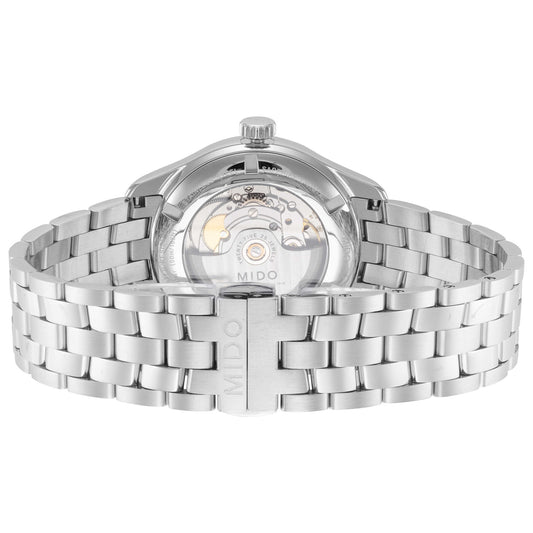 Back view of Mido Belluna II Men's Automatic Watch M0244071103100