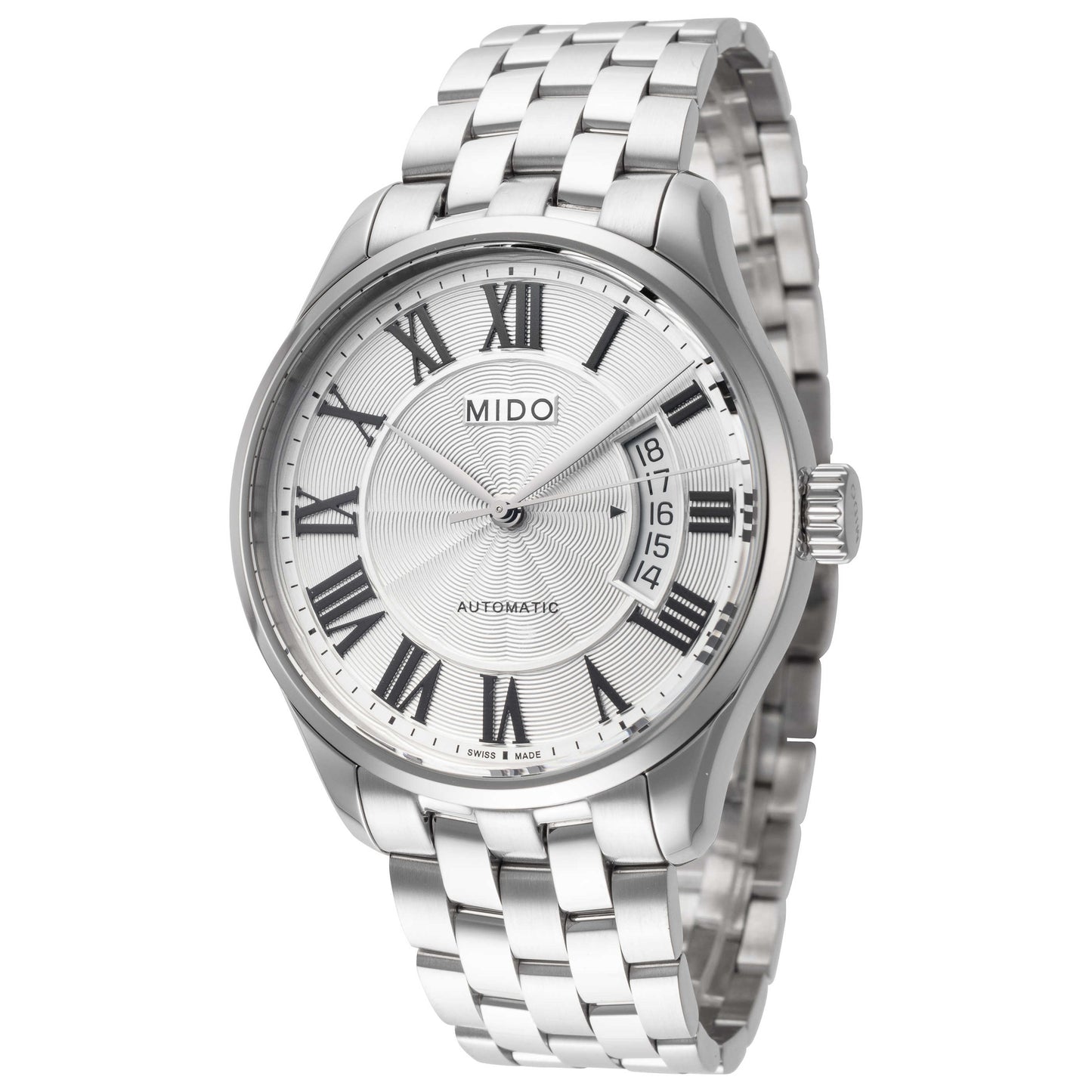 Front view of Mido Belluna II Men's Automatic Watch M0244071103300