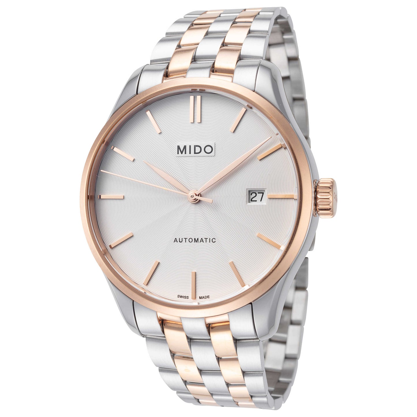 Front view of Mido Belluna II Men's Automatic Watch M0244072203100