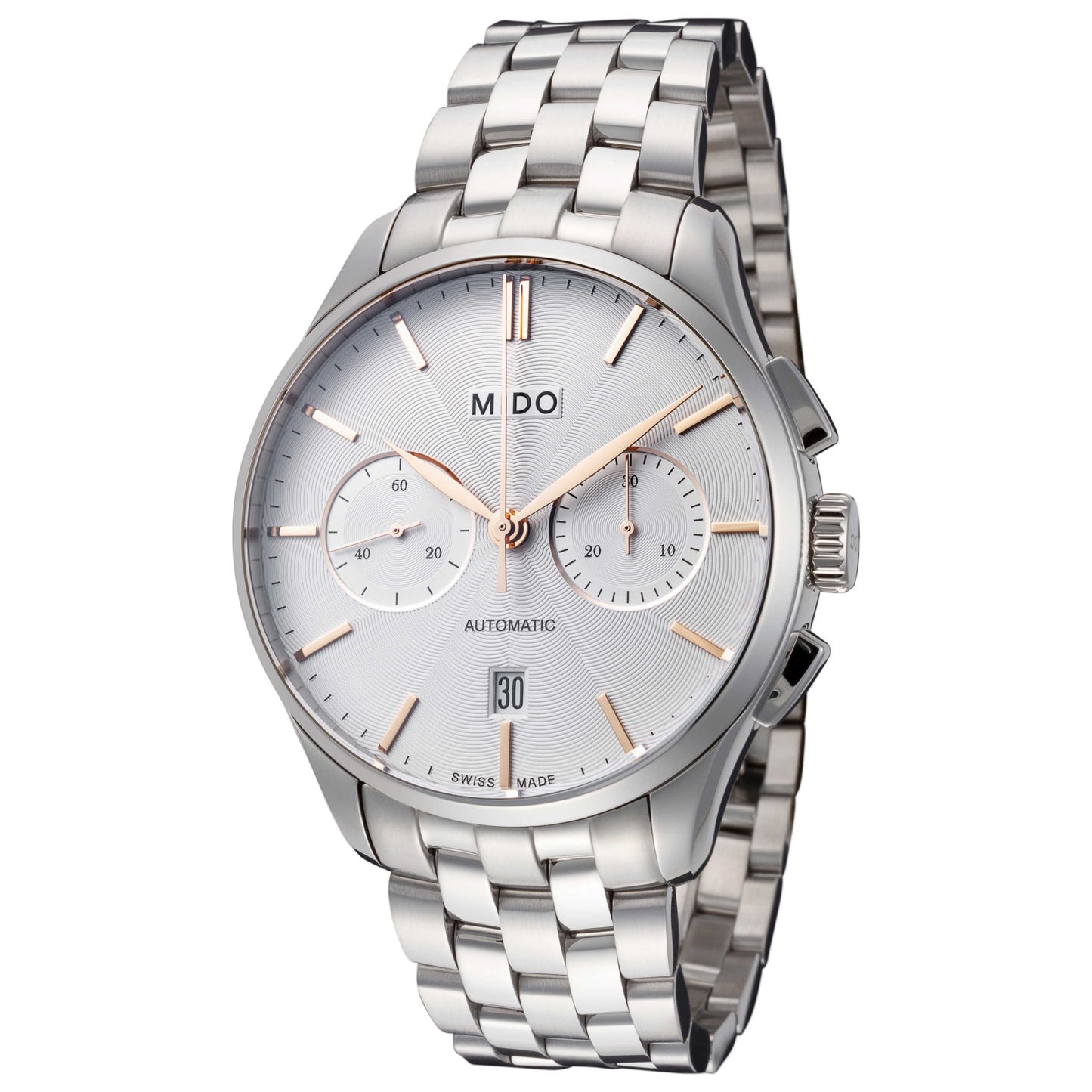 Front view of Mido Belluna II Men's Automatic Watch M0244271103100