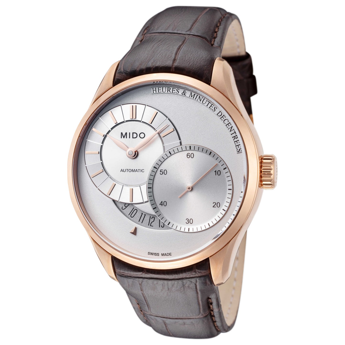 Front view of Mido Belluna II Men's Automatic Watch M0244443603100