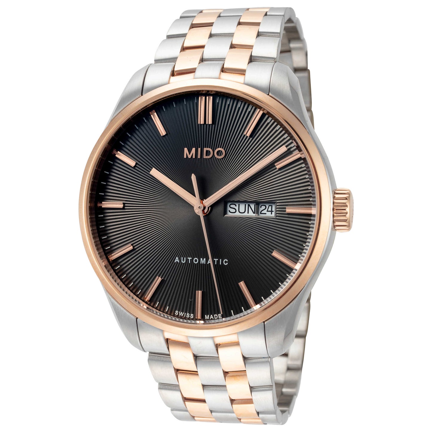 Front view of Mido Belluna II Men's Automatic Watch M0246302206100