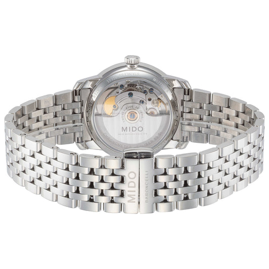 Back view of Mido Baroncelli Women's Automatic Watch M0272081101600