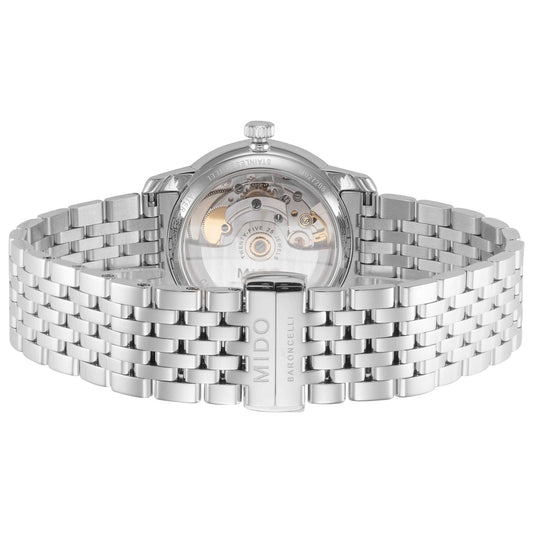 Back view of Mido Baroncelli Women's Automatic Watch M0272081103600
