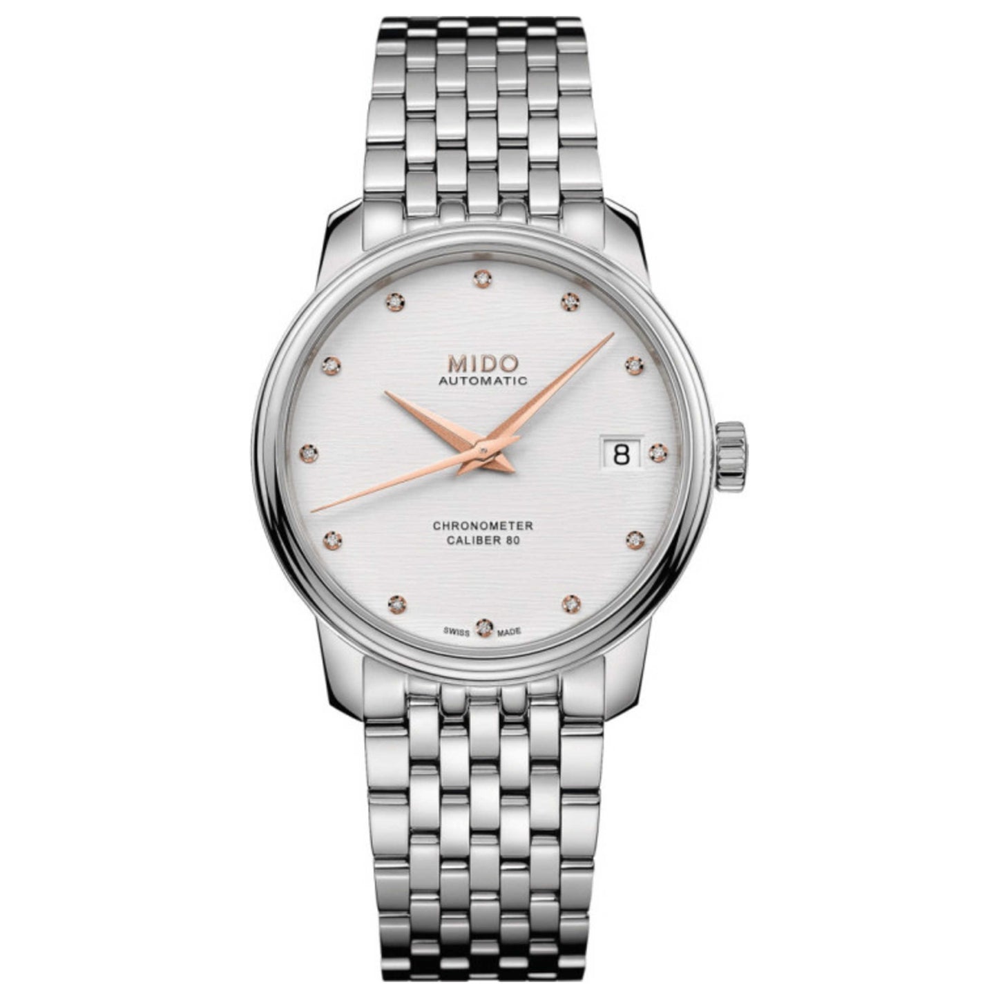 Front view of Mido Baroncelli Women's Automatic Watch M0272081103600