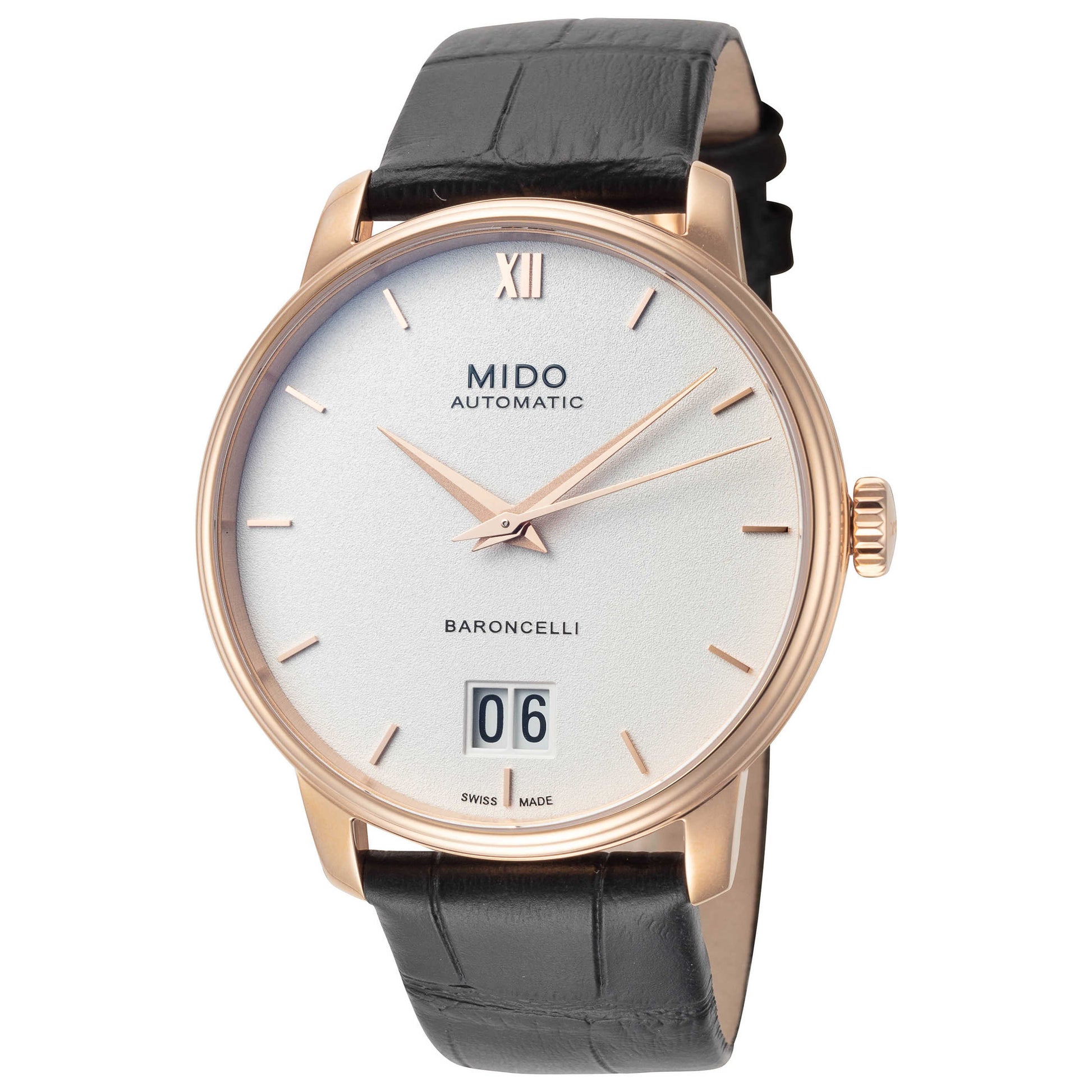Front view of Mido Baroncelli Men's Automatic Watch M0274263601800