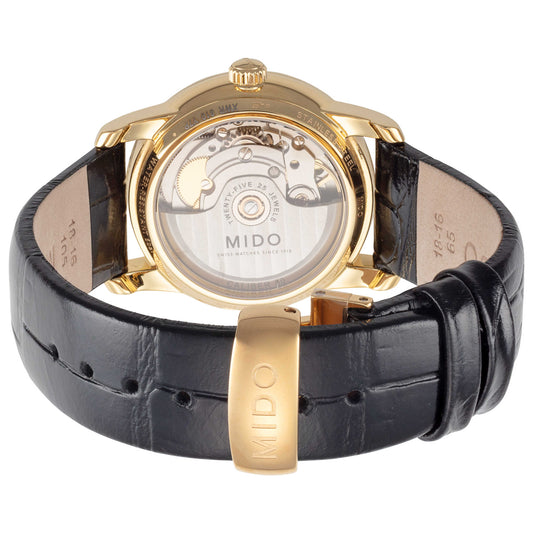 Back view of Mido Baroncelli Women's Automatic Watch M0352073646100
