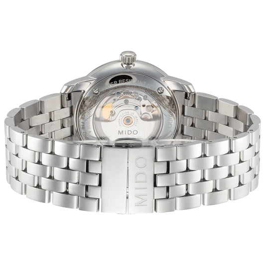 Back view of Mido Baroncelli Jubilee Men's Automatic Watch M0376081105200