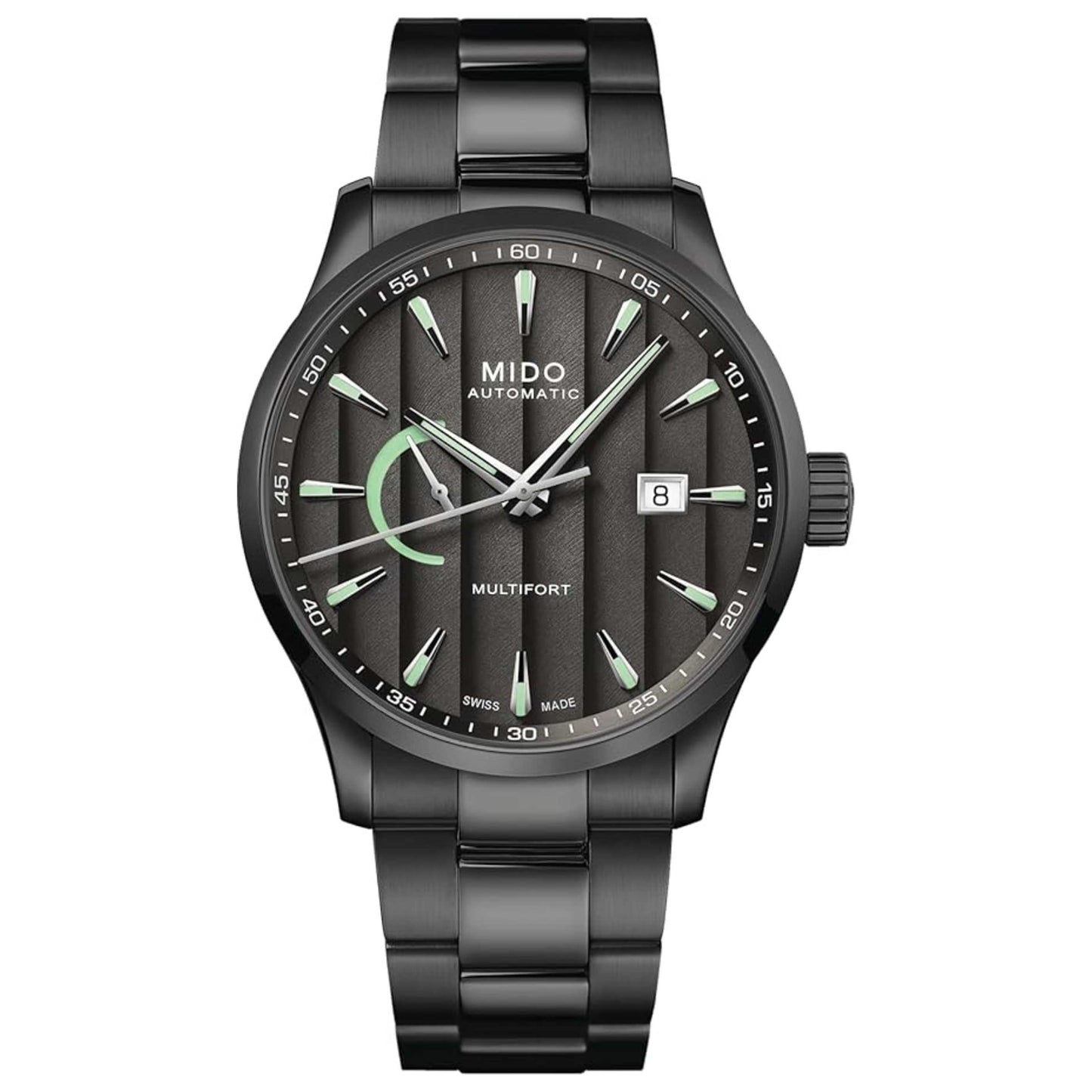Front view of Mido Multifort III Men's Automatic Watch M0384243306100