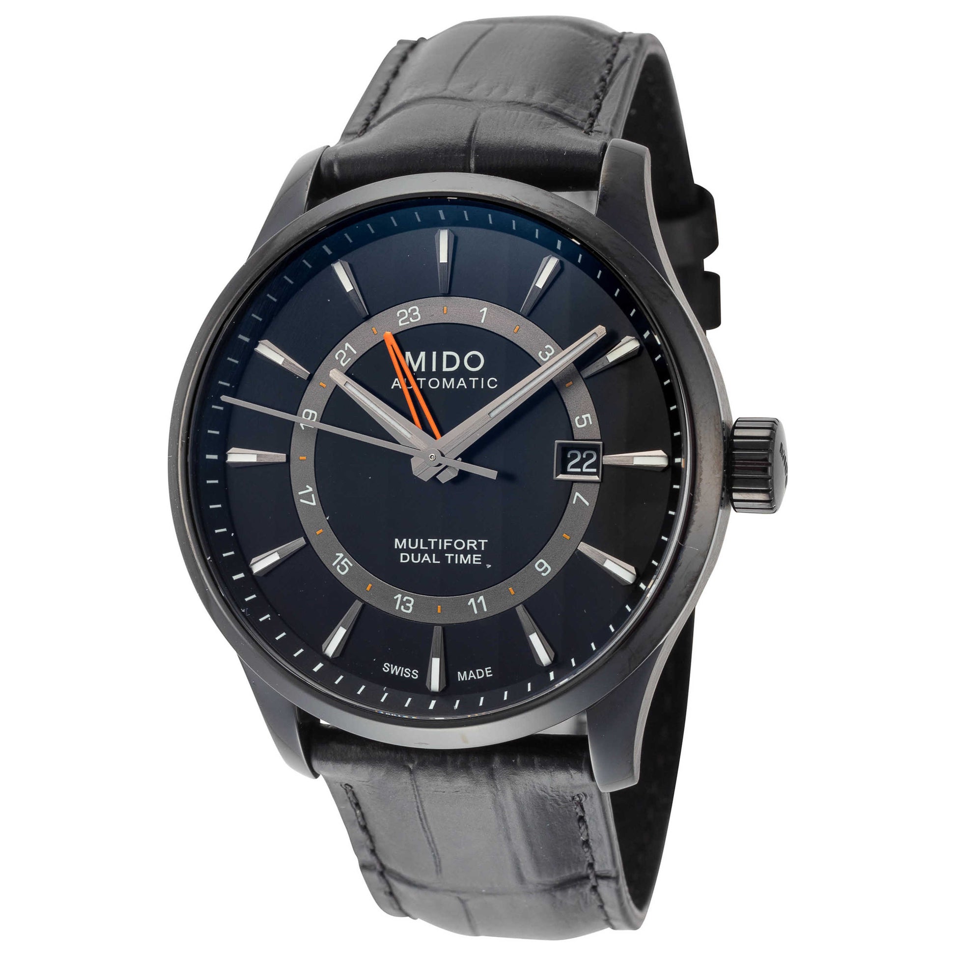 Front view of Mido Multifort Men's Automatic Watch M0384293605100