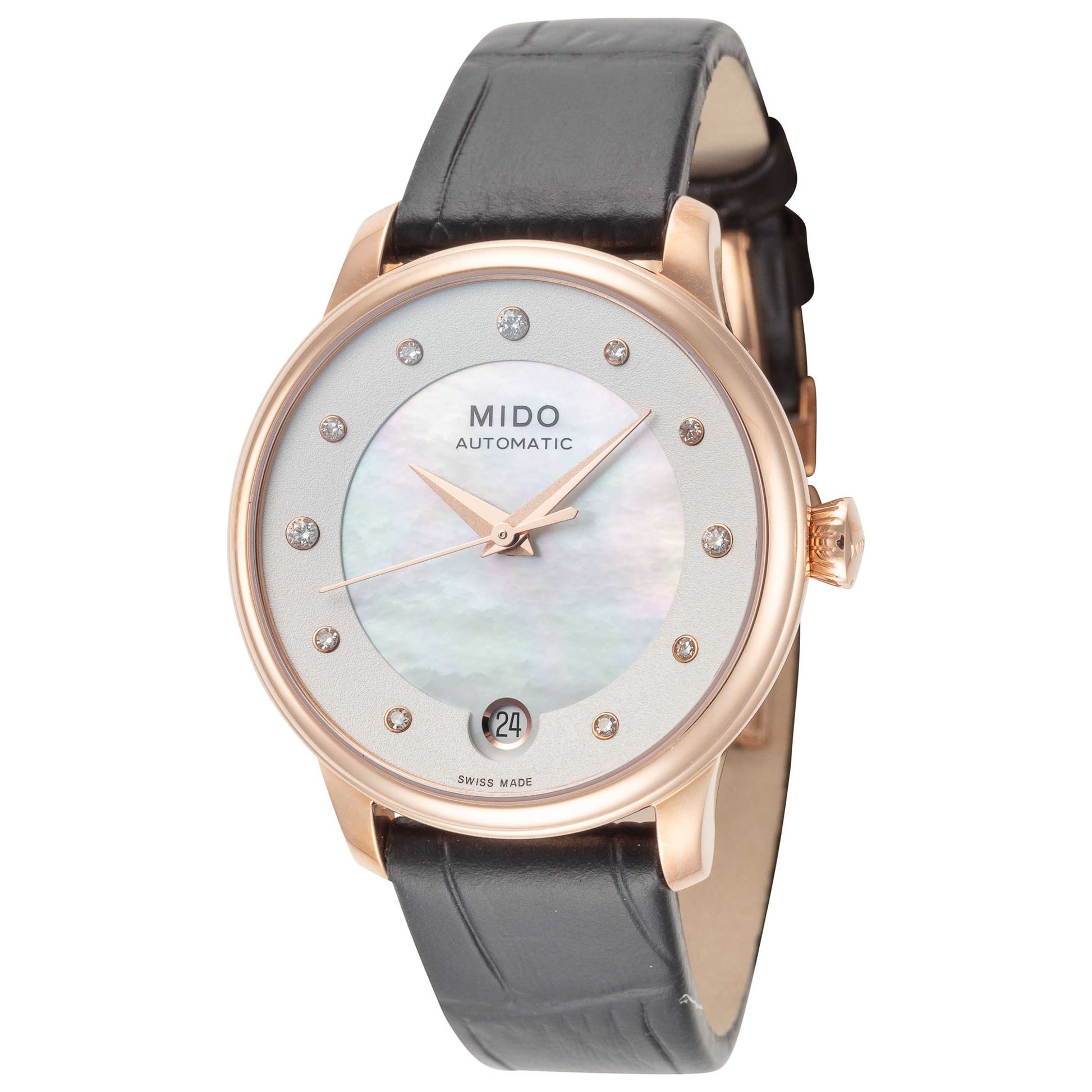 Front view of Mido Baroncelli II Women's Automatic Watch M0392073610600