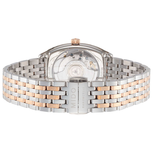 Back view of Mido Baroncelli Women's Automatic Watch M0413072201600