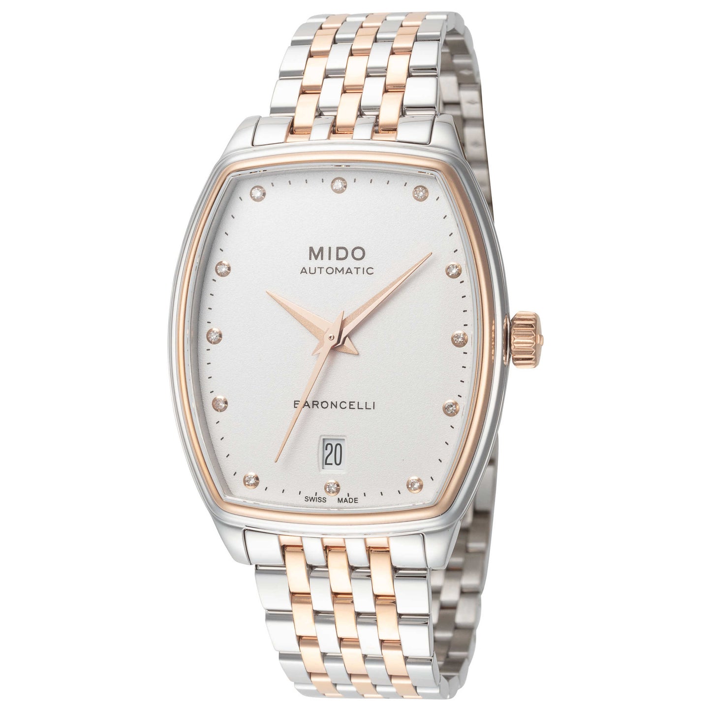 Front view of Mido Baroncelli Women's Automatic Watch M0413072201600