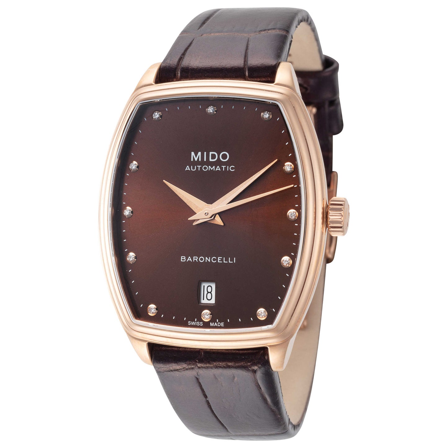 Front view of Mido Baroncelli Women's Automatic Watch M0413073629600