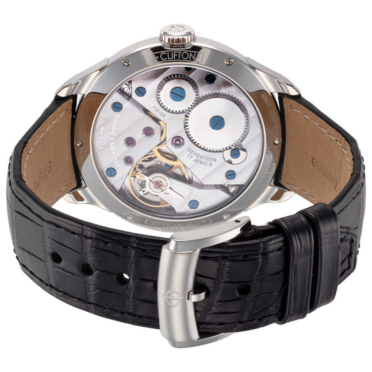 Back view of Baume and Mercier Clifton Men's Manual-Wind Watch M0A10364