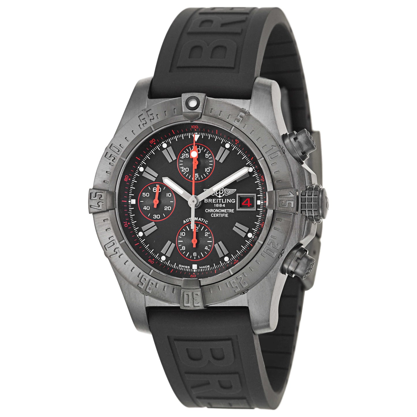 Front view of Breitling Avenger Men's Automatic Watch M133802C-BC73-153S