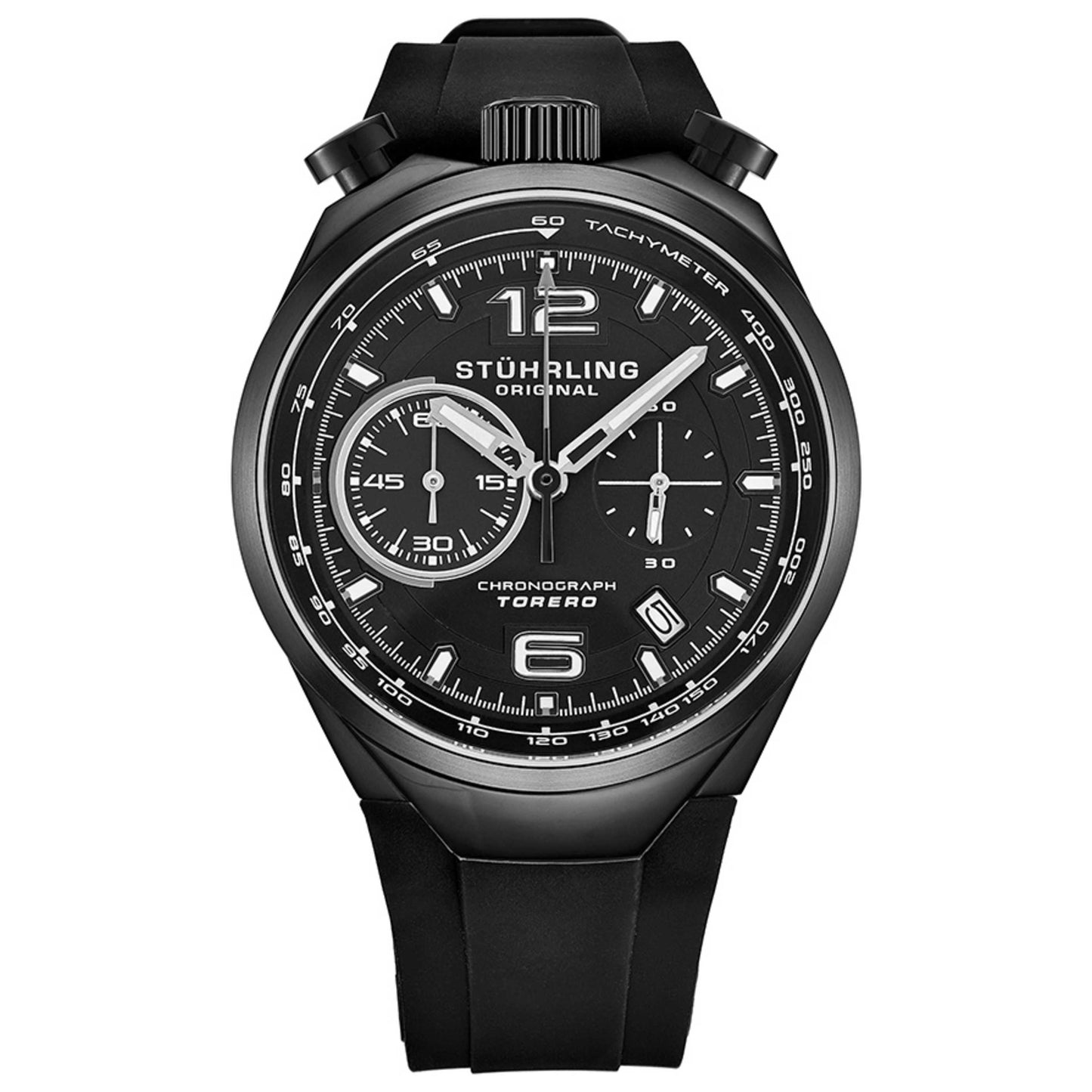 Front view of Stuhrling Monaco Men's Quartz Watch M13742