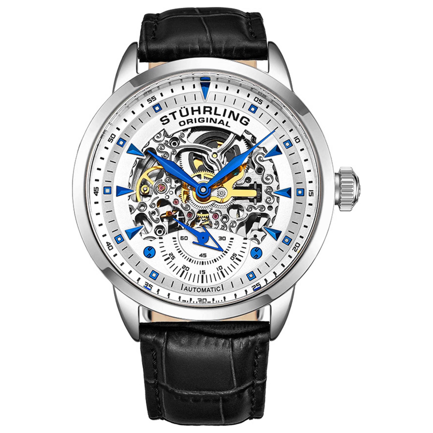 Front view of Stuhrling Legacy Men's Automatic Watch M13826