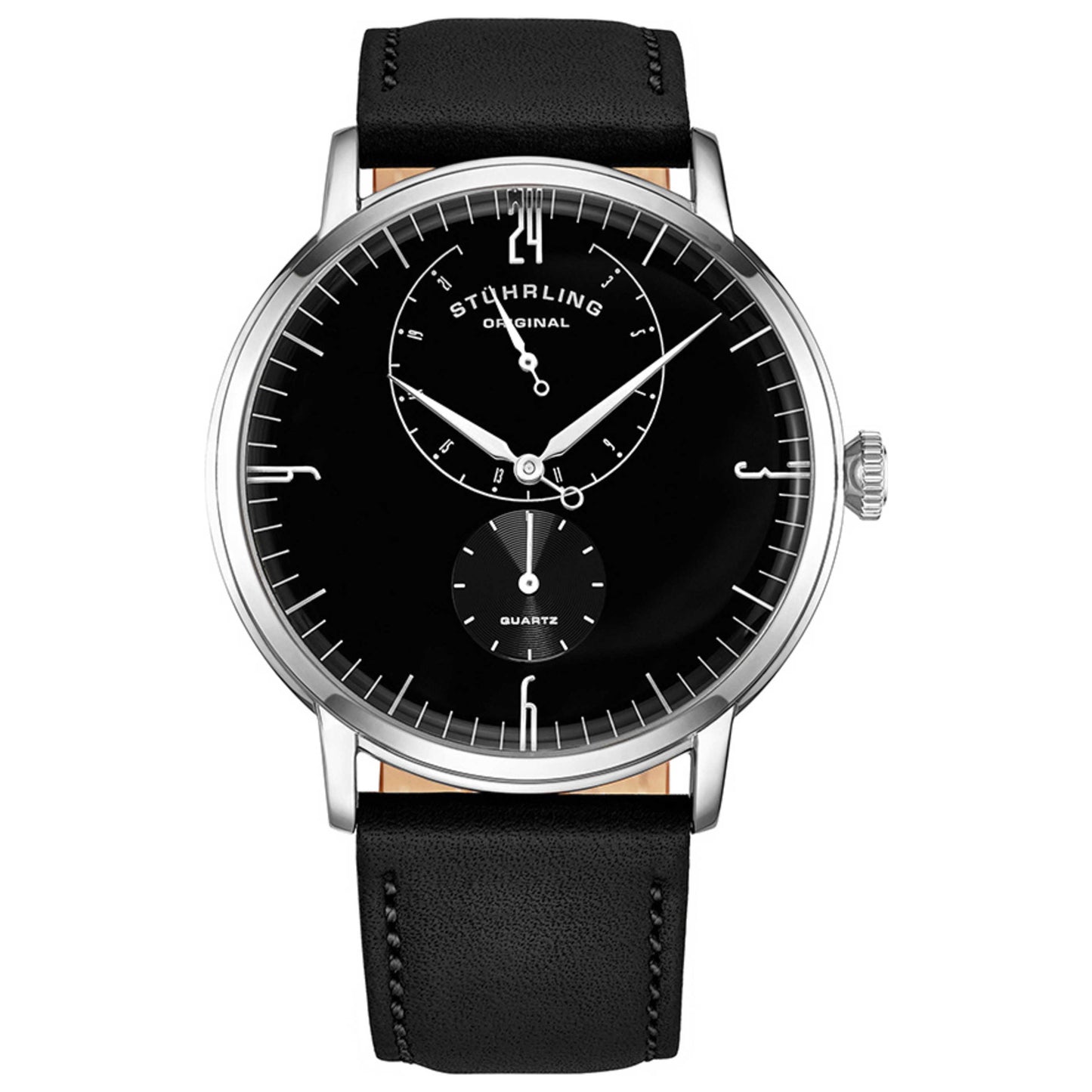 Front view of Stuhrling Symphony Men's Quartz Watch M13873