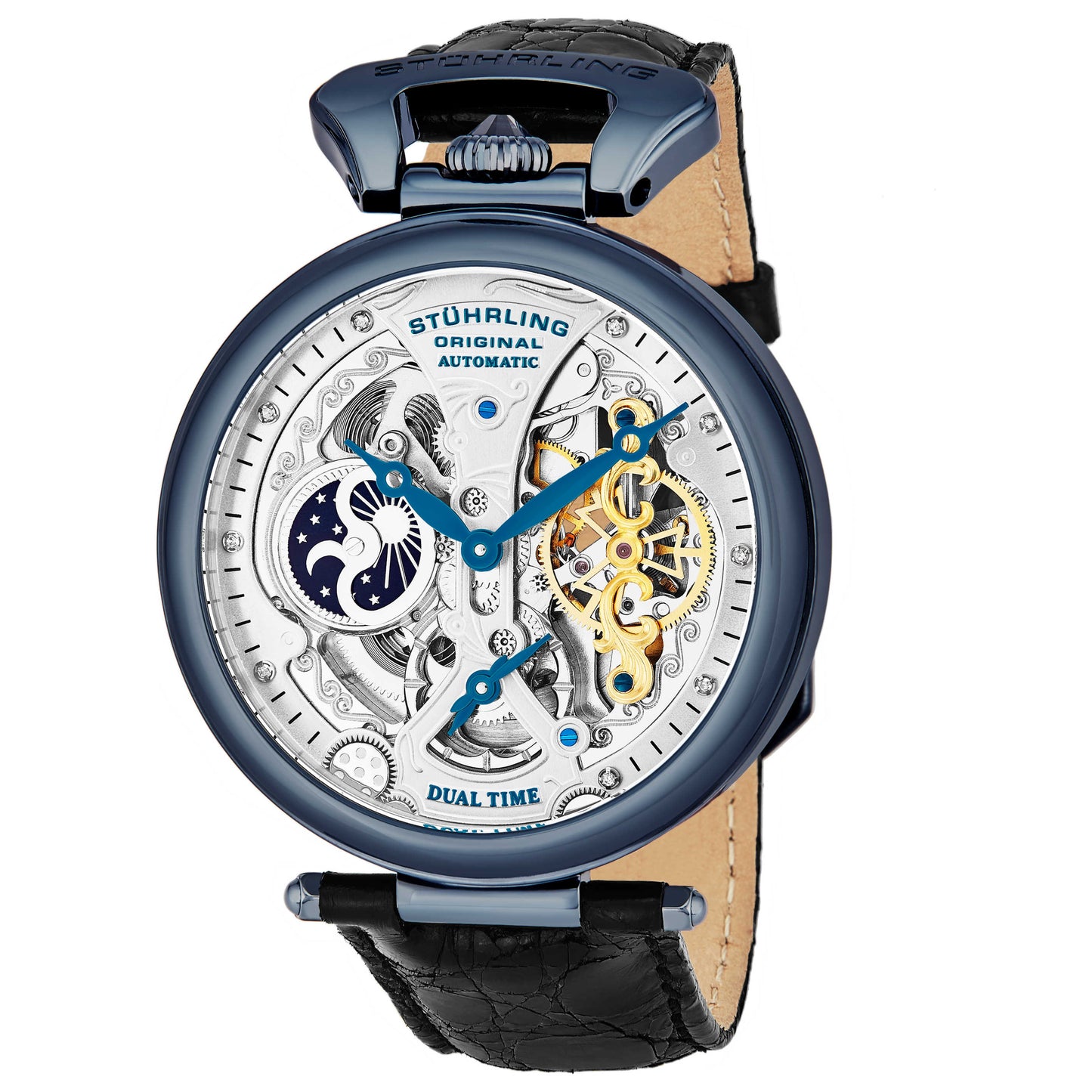Front view of Stuhrling Legacy Men's Automatic Watch M14560