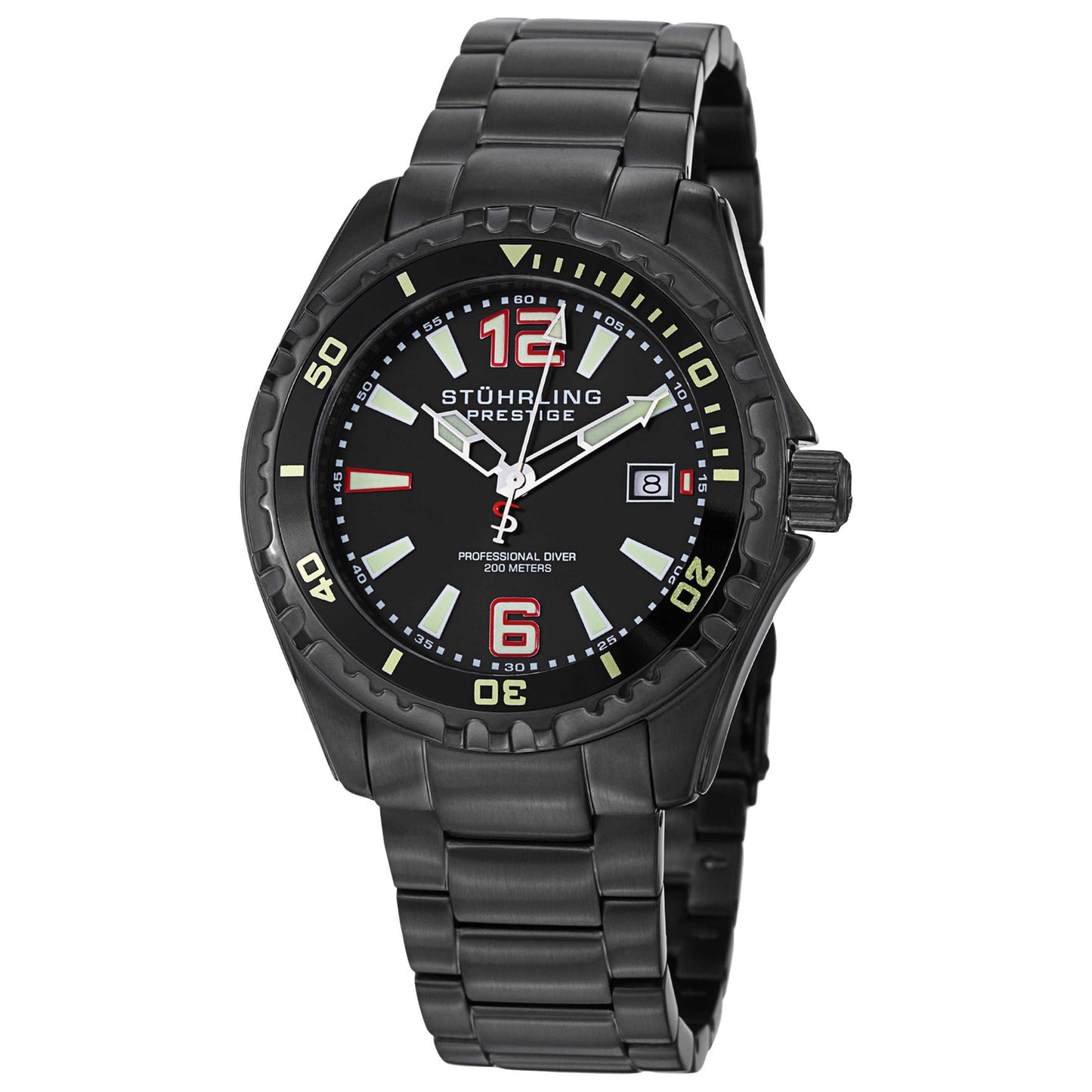 Front view of Stuhrling Prestige Men's Quartz Watch M14583