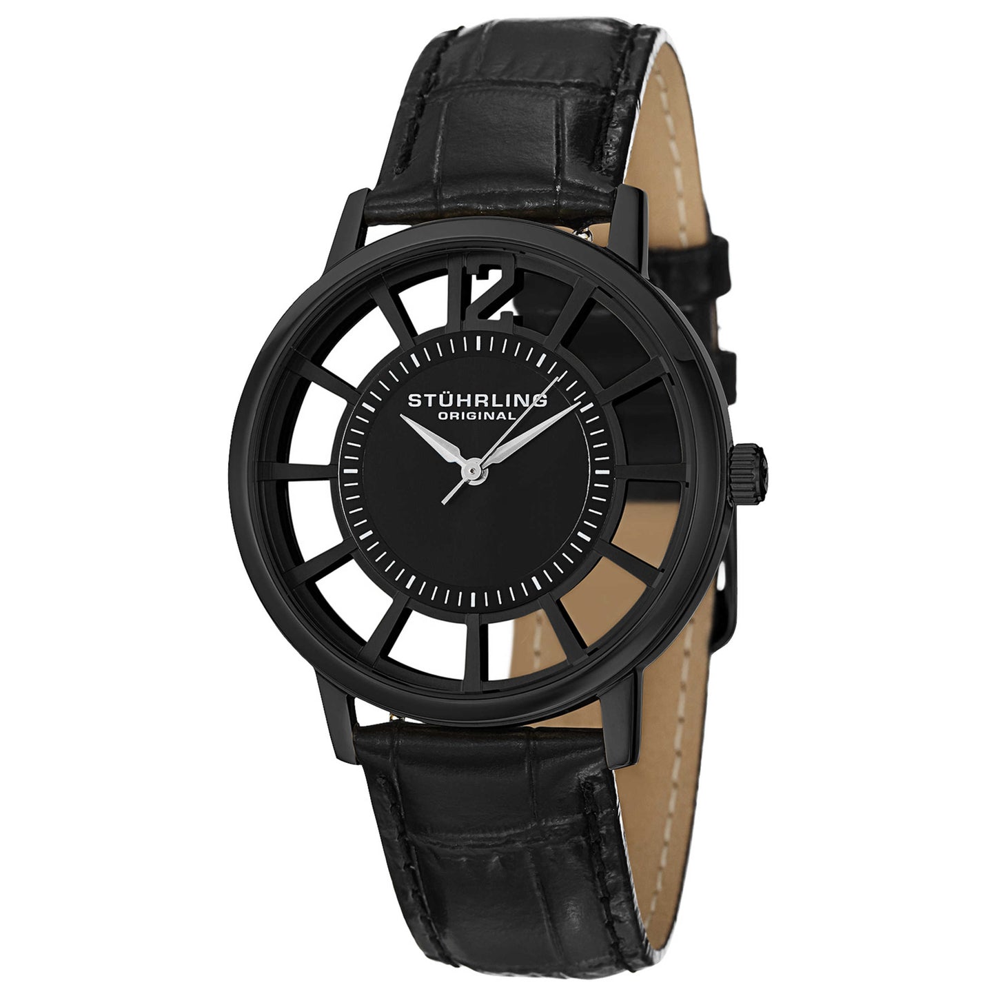 Front view of Stuhrling Symphony Men's Quartz Watch M14585