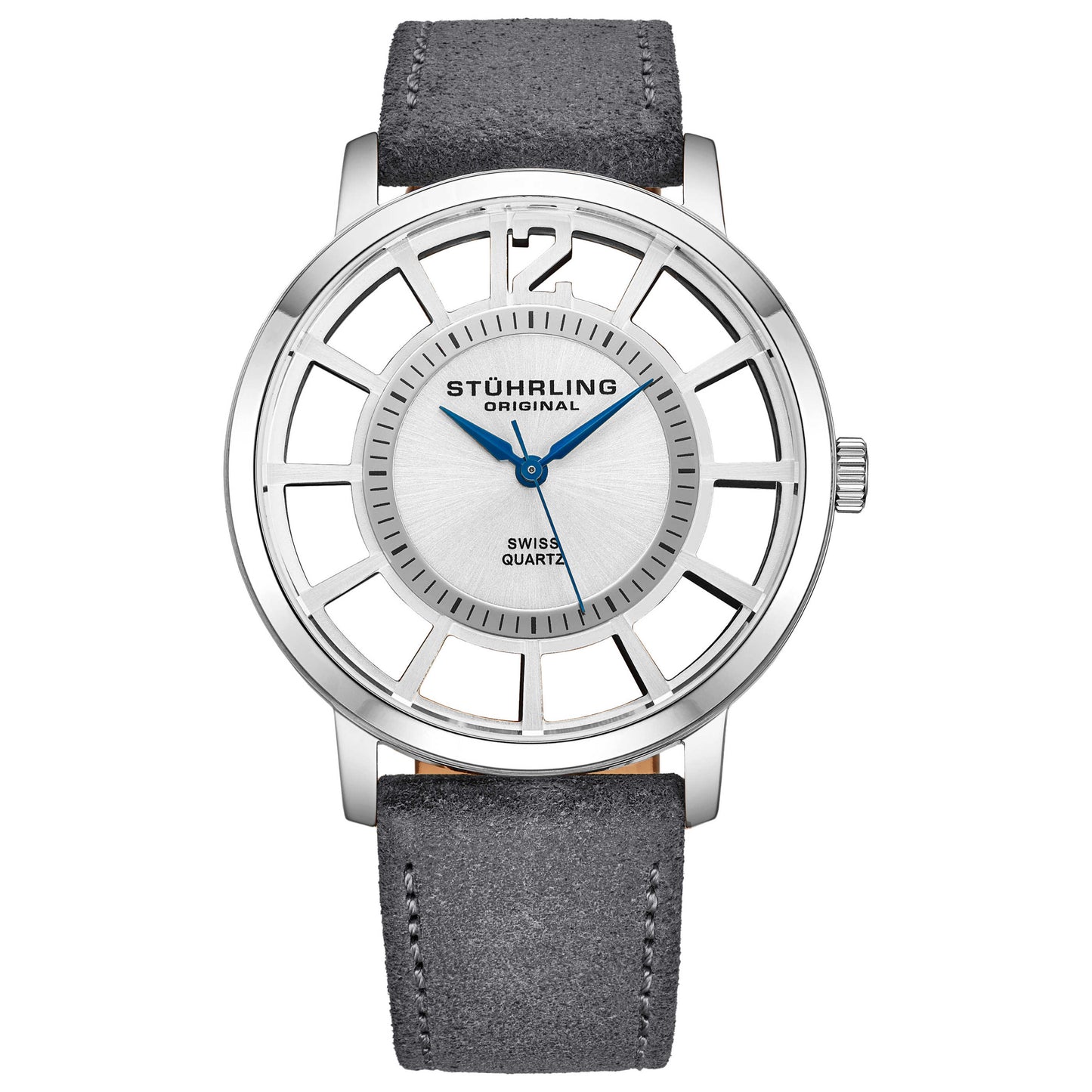 Front view of Stuhrling Symphony Men's Quartz Watch M14589