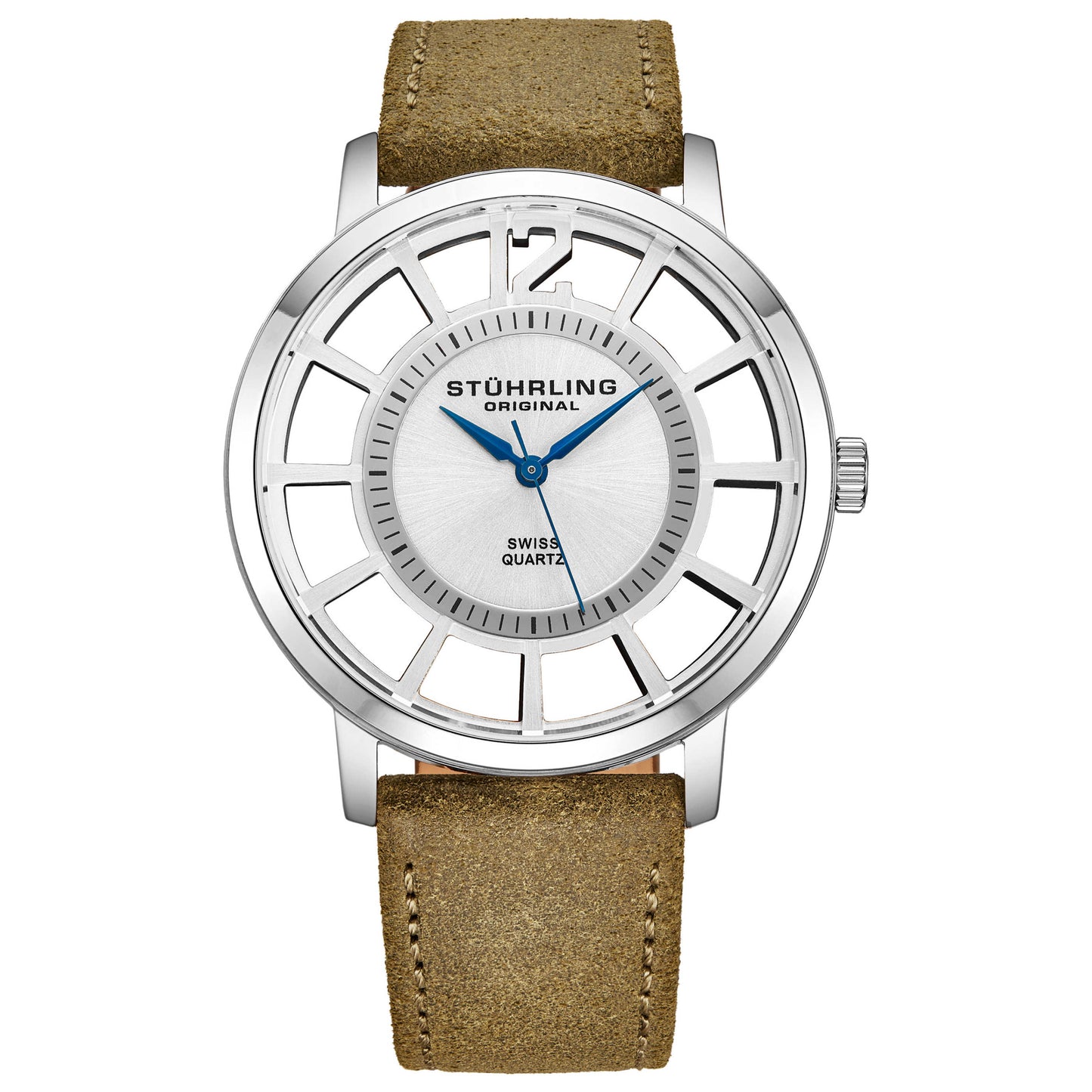 Front view of Stuhrling Symphony Men's Quartz Watch M14590