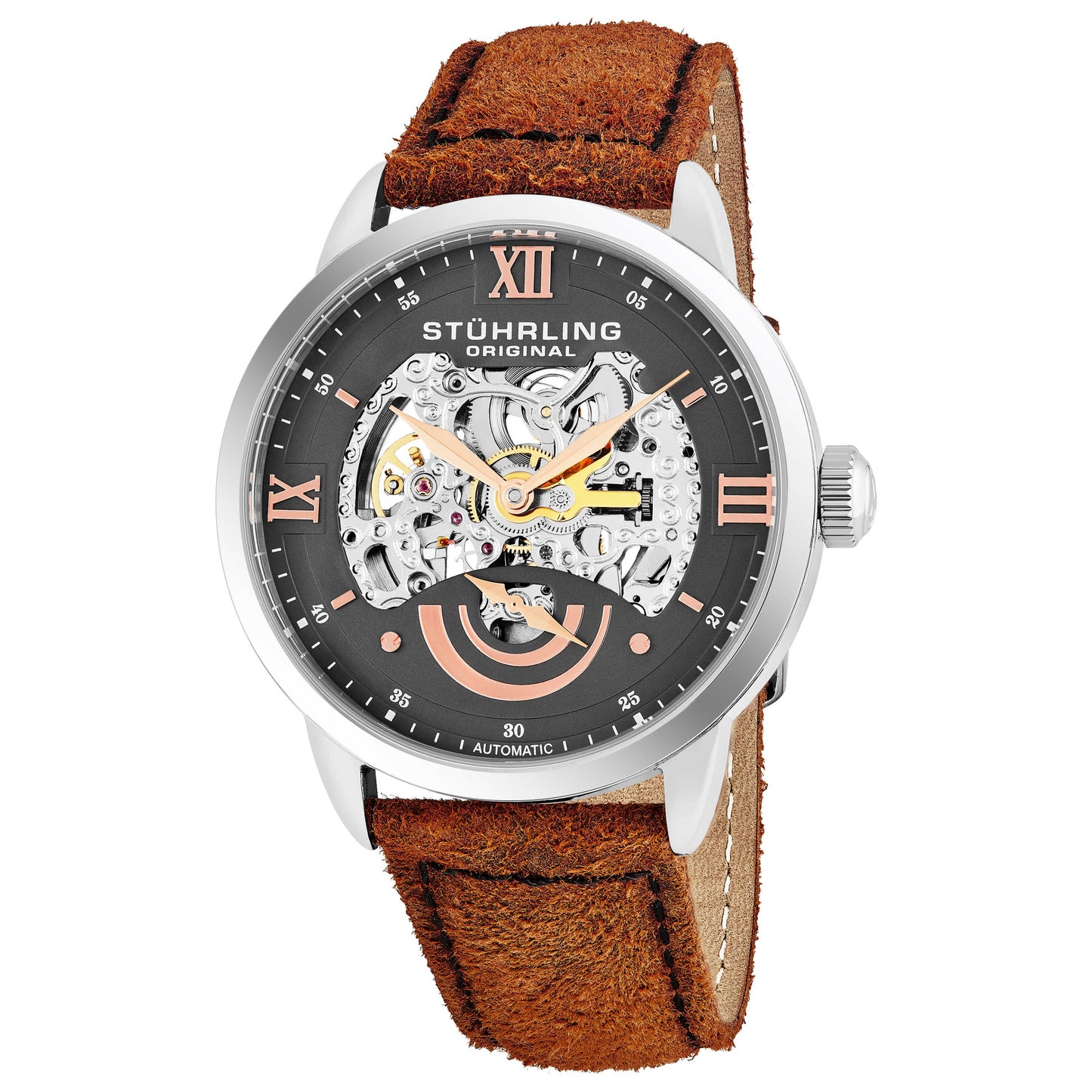 Front view of Stuhrling Legacy Men's Automatic Watch M14670